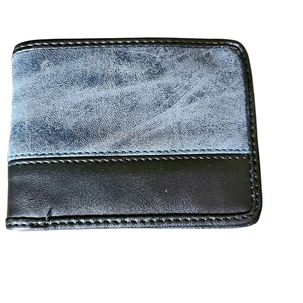 Distortion LEATHER Grey/Black Wallet